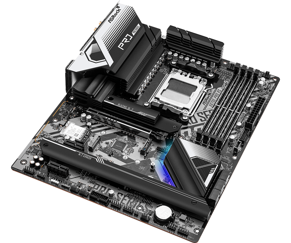 ASROCK X670E Pro RS Motherboar - X870E Atx Motherboard 评论和价格